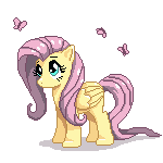 pixel art of Fluttershy